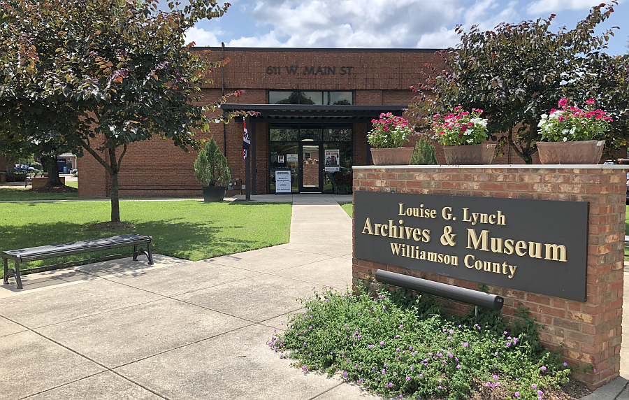 Williamson County Archives and Museum front entrance